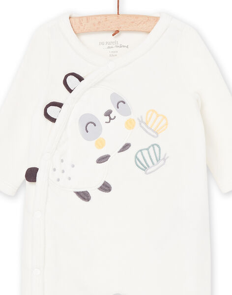 Rabbit and butterfly sleep suit POU2GRE3 / 22WF0591GRE001