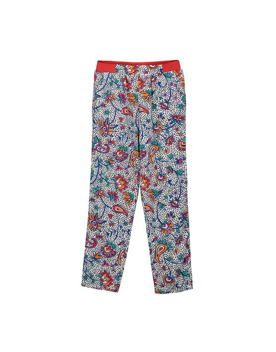 Girls' printed loose trousers for children for future mother (Matière ...