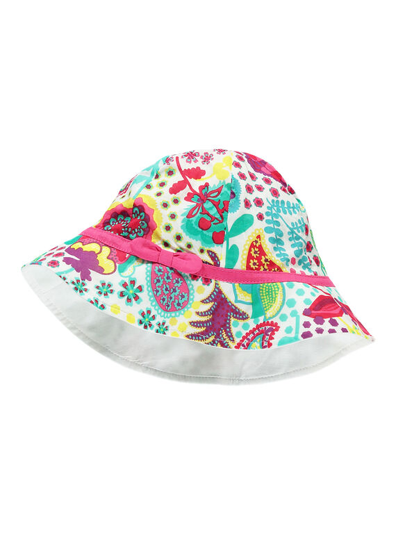 Girls' printed hat FYACAHAT1 / 19SI01D1CHA099