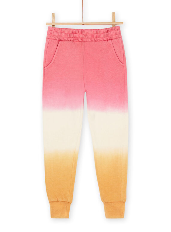 Pink, white and orange jogging suit RADAYPANT2 / 23S901M1PAND332