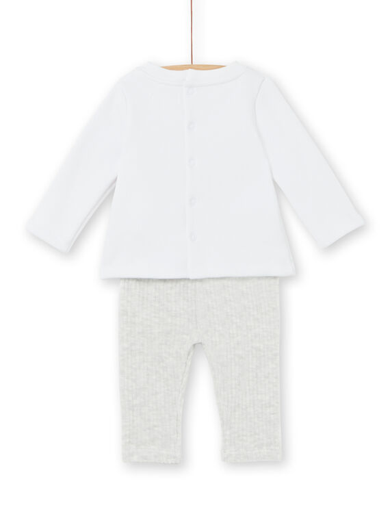 Warm and cozy lined top and mixed birth corduroy leggings and leggings LOU1ENS5 / 21SF04H2ENS000