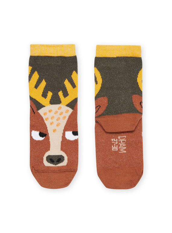 Socks with reindeer print PYORHUCHO / 22WI02Q1SOQ609