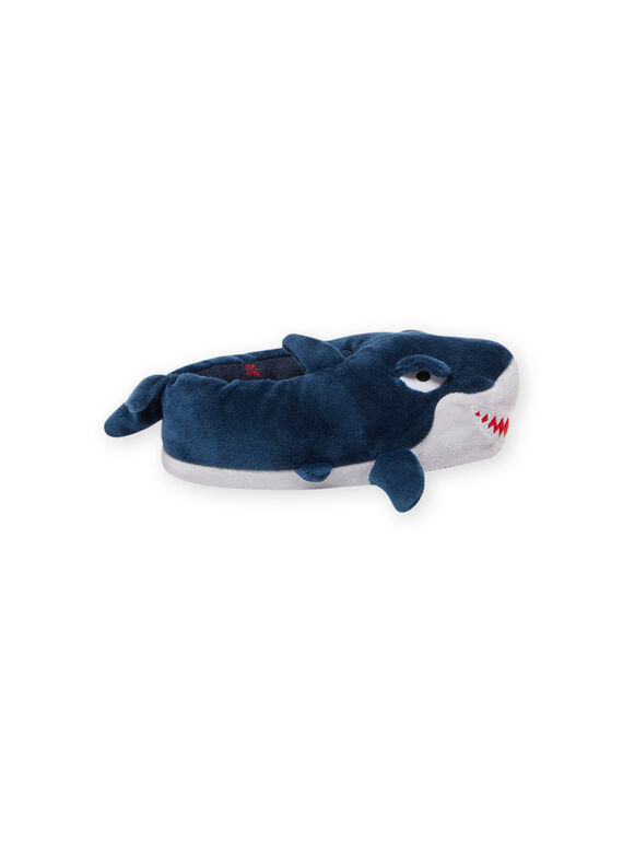 Blue slippers 3D shark child boy MOPANTREQ3D / 21XK3631PTD715