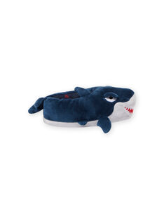 Blue slippers 3D shark child boy MOPANTREQ3D / 21XK3631PTD715