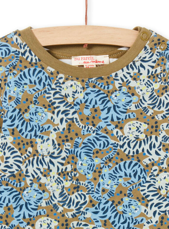 Baby Boy Reversible Long Sleeve T-shirt MUKATEE2 / 21WG10I3TML604