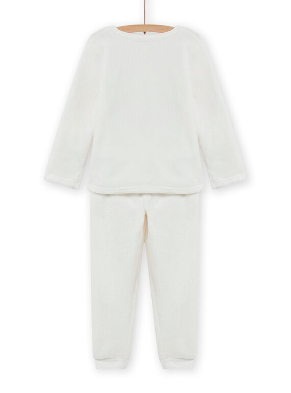 Girl's soft boa pajama set with koala pattern MEFAPYJKOA / 21WH1199PYJ001