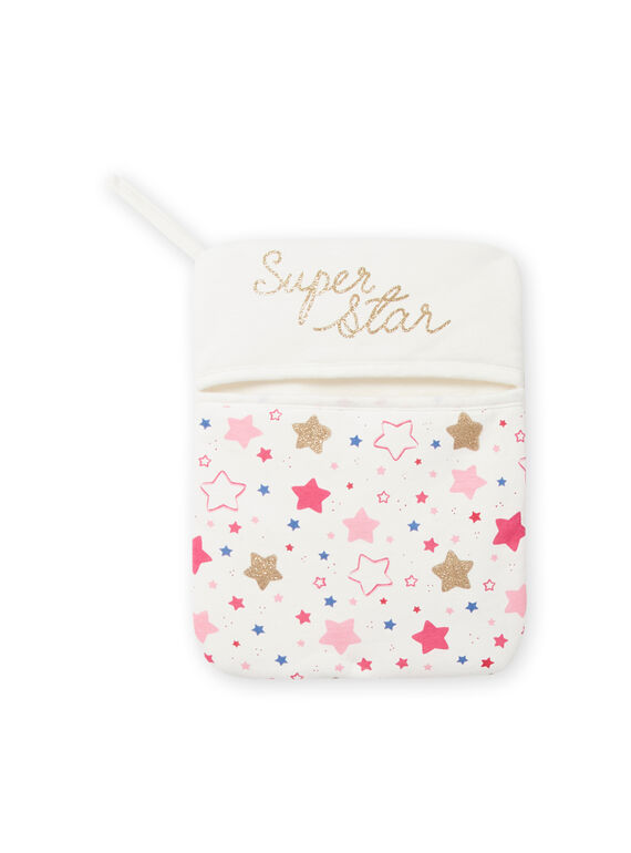 Child girl super-star pyjama set in ecru NEFAPYJSTA / 22SH11F2PYG001