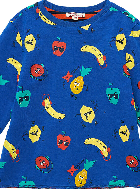 Blue T-shirt JOVITEE3 / 20S902D3TML703