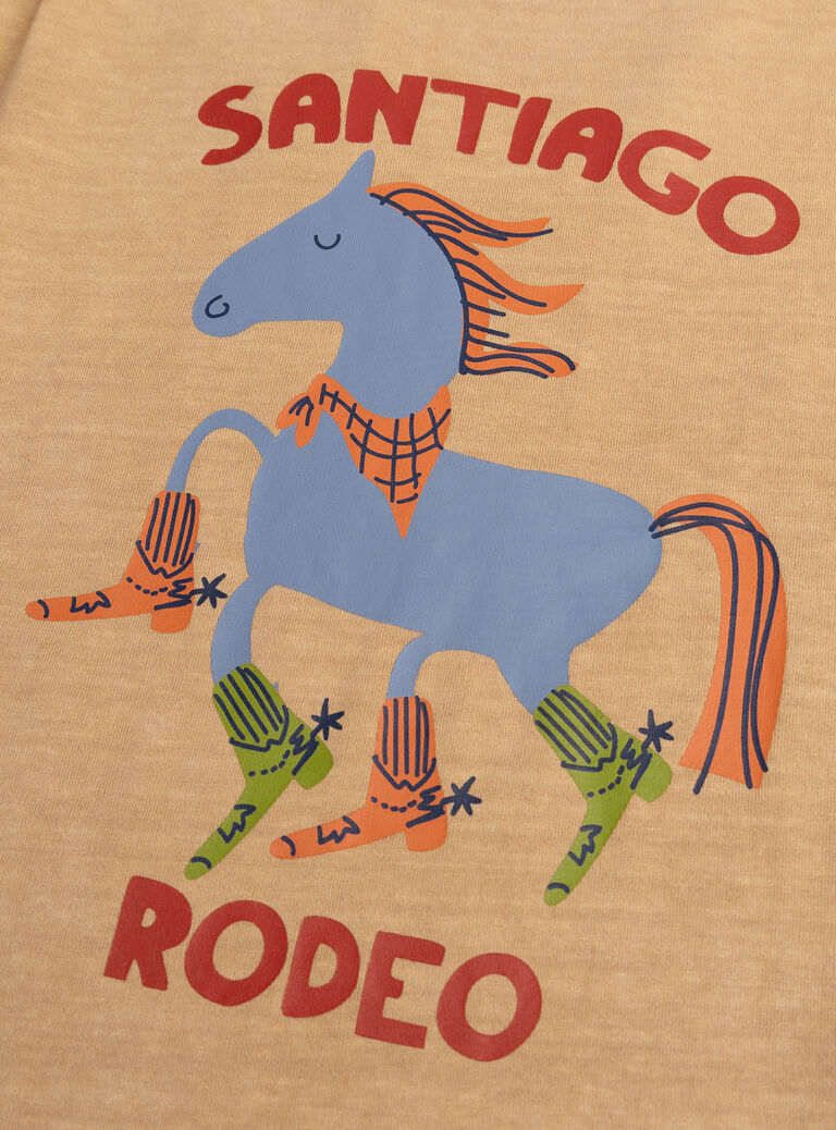 Long-sleeved rodeo design T-shirt Long-sleeved rodeo design T-shirt WOLANTEE1 / 25S90243TML311