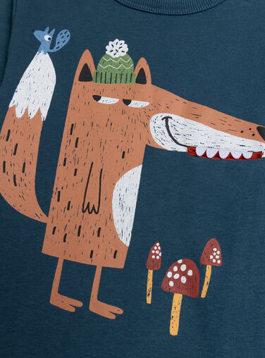 Navy TEE SHIRT LS XOMYTEE2 / 25W902R3TML715