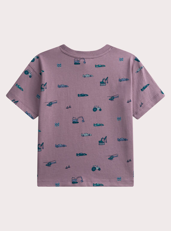 Purple TEE SHIRT SS WOJOTIAOP5 / 25S902M3TMC712