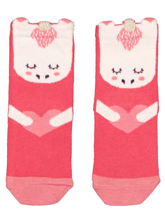 Baby girls' printed socks GYIVECHO / 19WI0921SOQD318