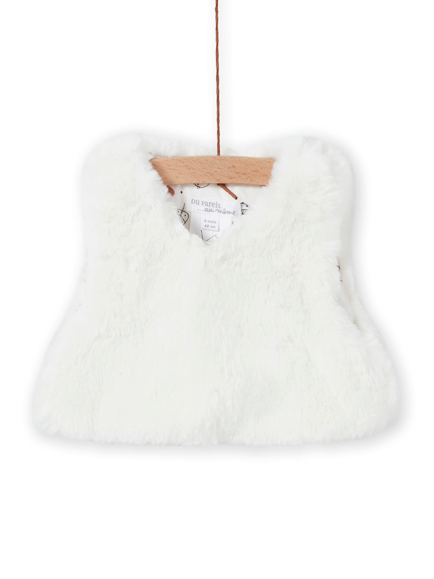 Newborn faux fur vest discount