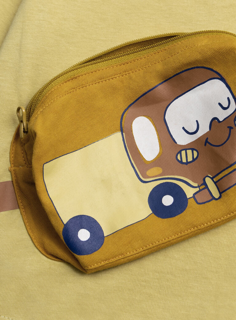 Straw yellow TEE SHIRT LS XUCOTEE1 / 25WG10O3TML104