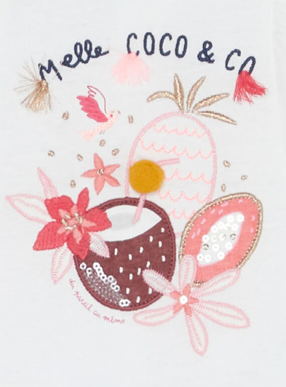 Off white T-shirt JIDUTI / 20SG09O1TMC001