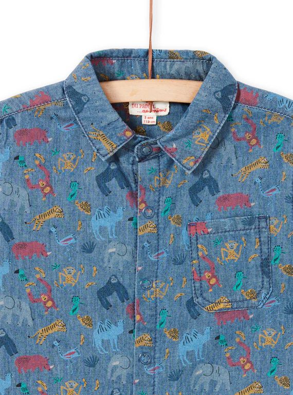 Navy SHIRT LOVICHEM / 21S902U1CHM721