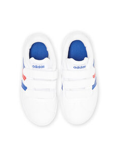 White ADIDAS sneakers with two-tone details child boy MOFY9273 / 21XK3641D35000