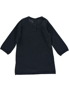 Baby girls' cotton knit dress DINAUROB1 / 18WG09G1ROB705