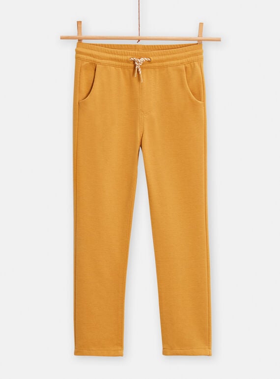 Boy's mustard pants TOJOPAN2 / 24S902B2PAN104