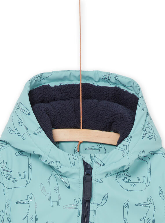 Fox print hooded coat POGROIMP2 / 22W902F2D59C219