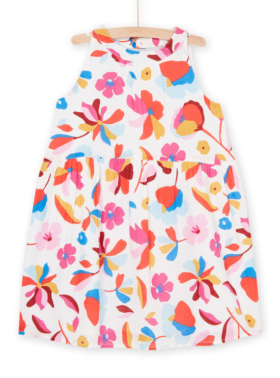 Multicolored dress with back cutout RAJUNROB3 / 23S901U1ROB001
