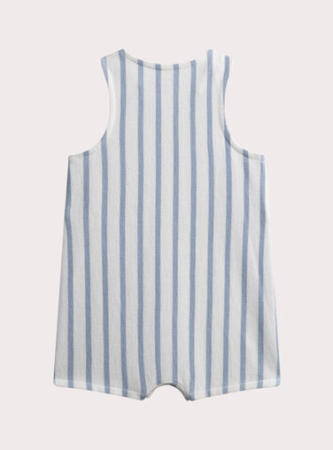 Ivory SHORT DUNGAREES WOU3SAC / 25SF04X1SAC005