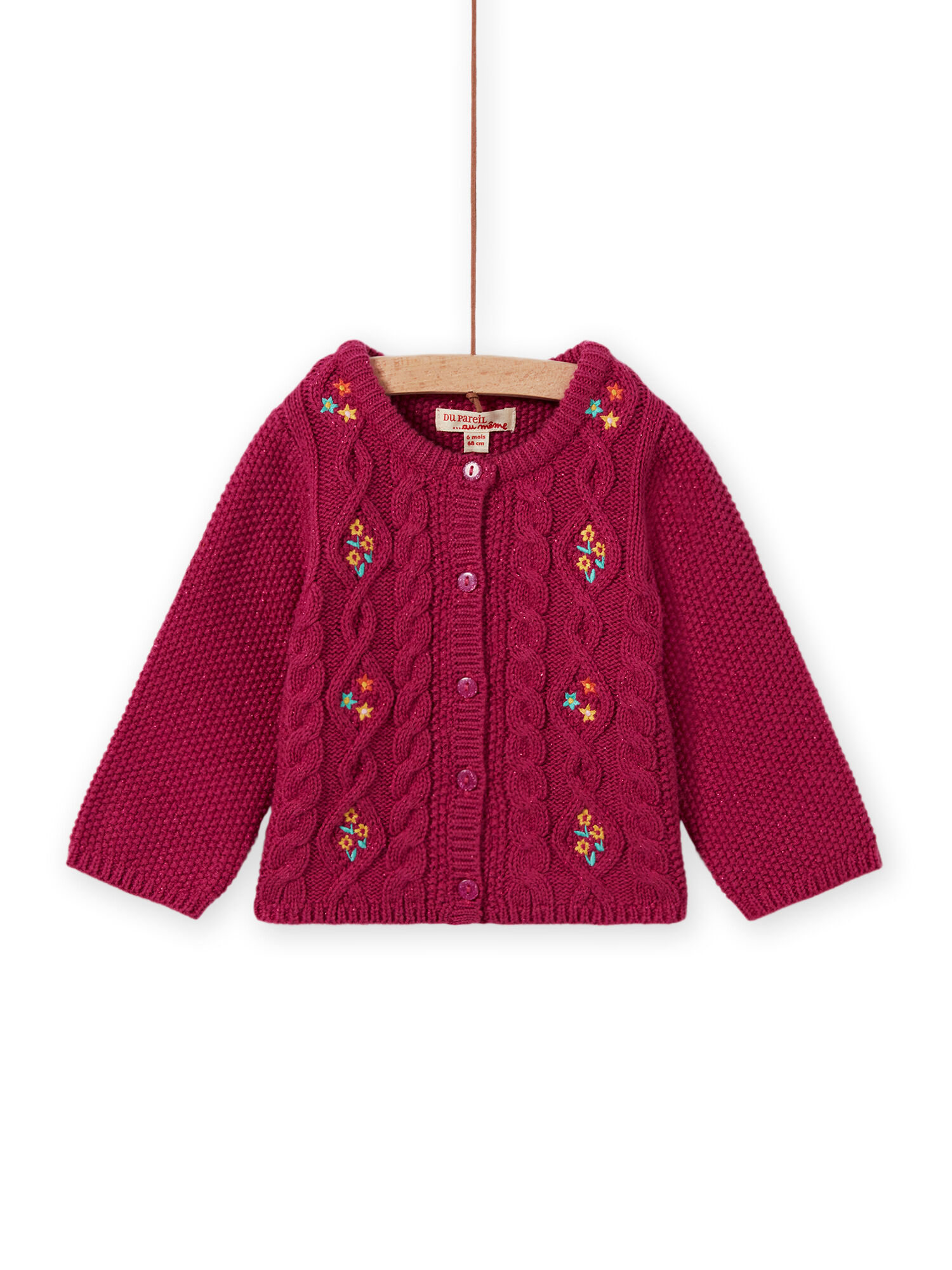 knitted cardigan baby girl