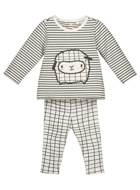 Unisex babies' T-shirt and trousers set GOU1ENS2 / 19WF0512ENS001