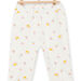 Baby girl ecru polka dot and fancy print jogging suit