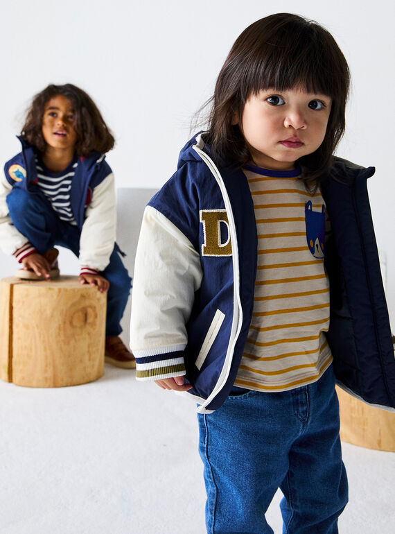 Navy RAINCOAT VUGROBLOU / 24WG10E3IMPC204