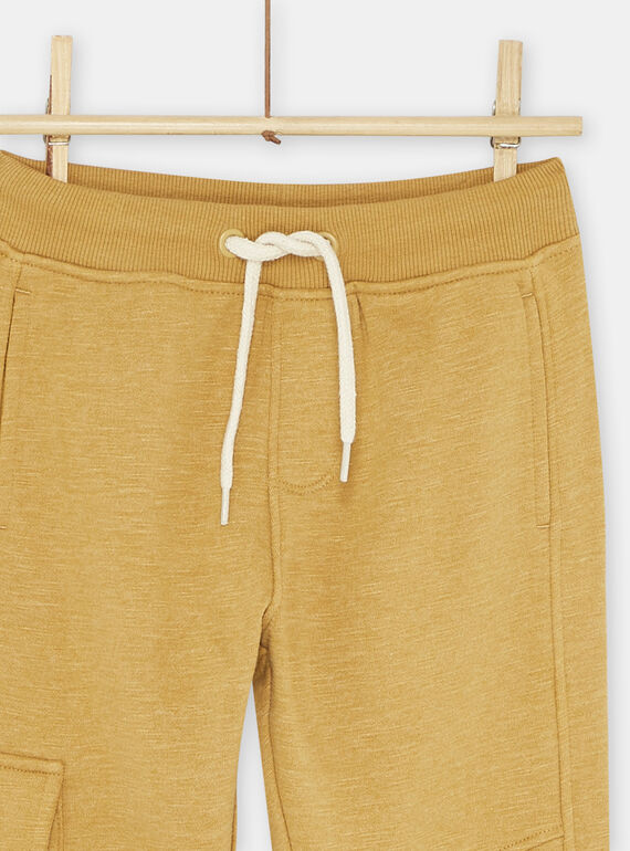 Boy's pecan cargo jogging pants SOKYOJOG2 / 23W902I2JGBI821