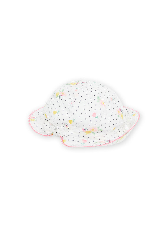 Baby girl ecru hat NYISOCHA2 / 22SI09Q2CHA001