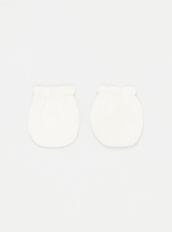 Off-white anti-scratch mittens SOU1GAN / 23WF4212GANA001