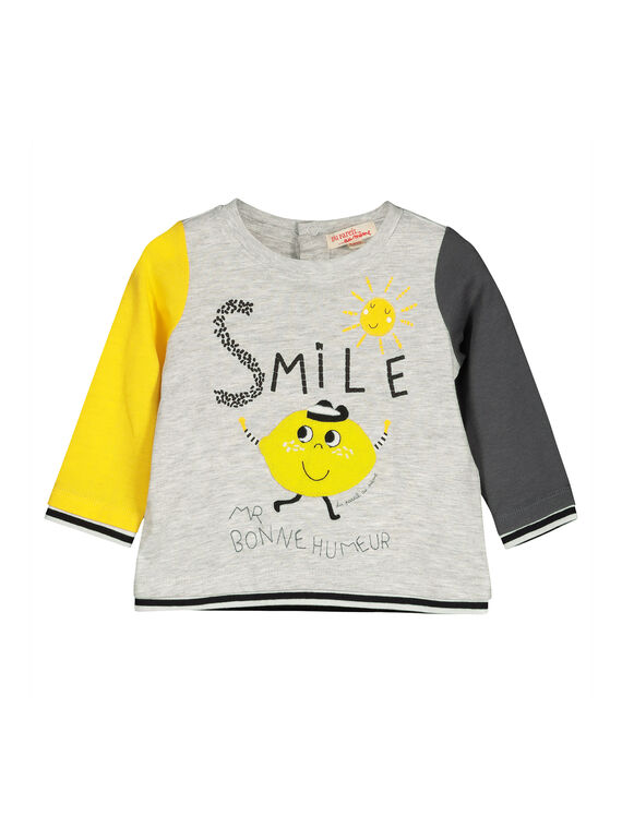 Baby boys' long-sleeved T-shirt FULITEE1 / 19SG1021TMLJ906
