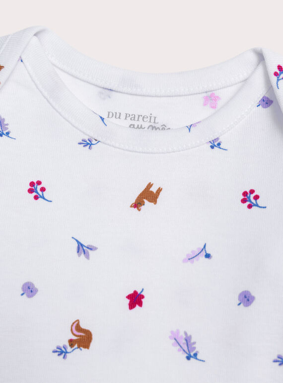 White UNDERWEAR BODY XEFIBODAUT / 25WH1344BDL000