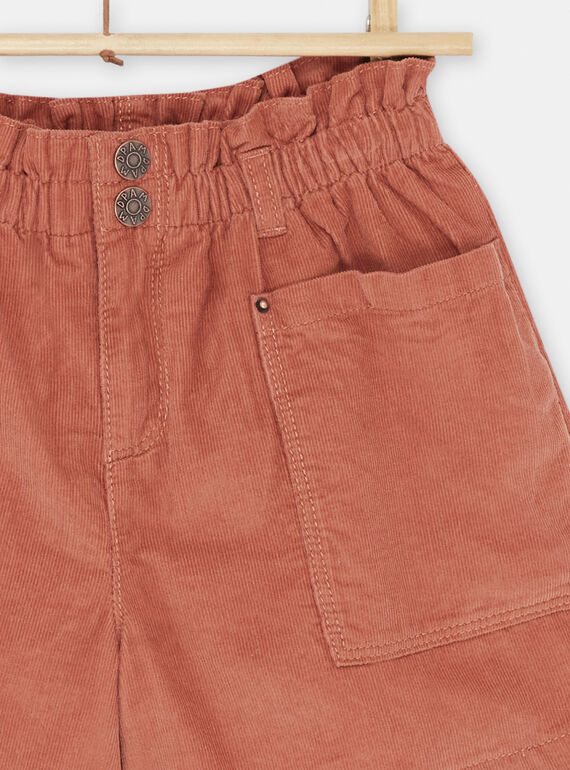 Terracotta shorts SACOUSHORT / 23W901L1SHOE415