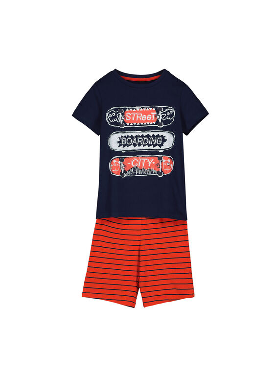 Boys' cotton short pyjamas FEGOPYCSKA / 19SH1295PYJ070