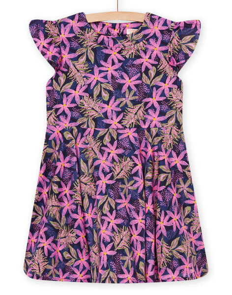 Short sleeve printed dress PAKAROB2 / 22W901L1ROBC211