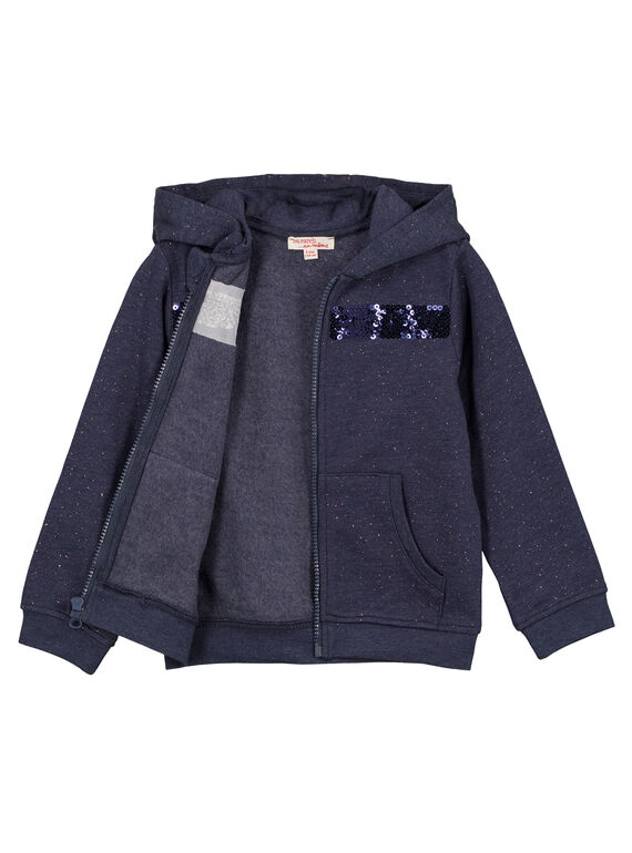 Heathered blue Jogging top GAJOHAUJOG1 / 19W90133D33222