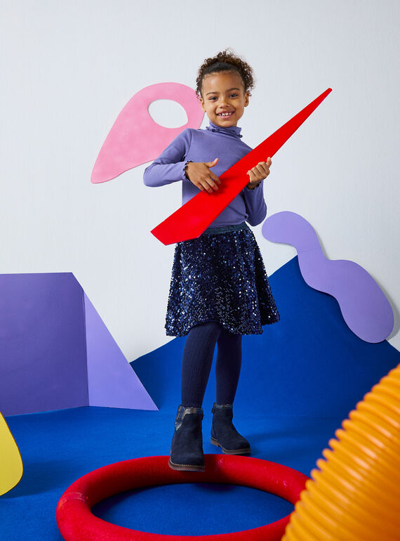 Navy SKIRT VAKYJUP / 24W901S1JUP070