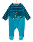 Stripe print sleep suit with whale animation REGAGREBAL / 23SH14D1GREC240