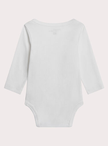 White NEWBORN BODY SUIT XOU1BOD2 / 25WF0451BDN000