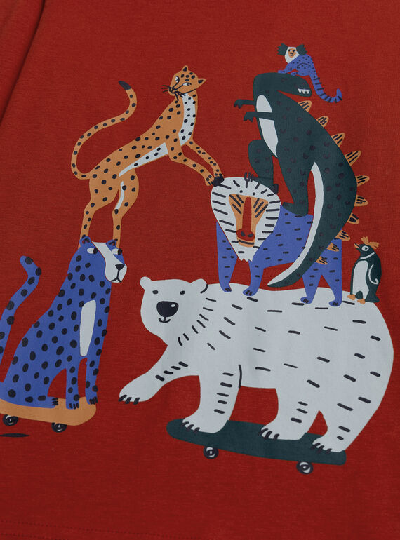 Red TEE SHIRT LS XOJATEE2 / 25W902M2TMLF522