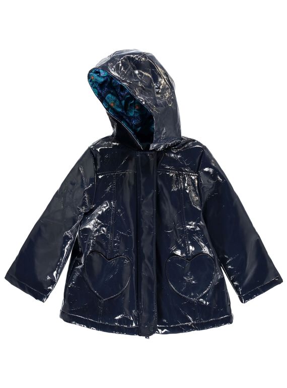 Girls' hooded raincoat DABLEIMPER / 18W90161IMP070