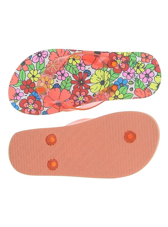Girls' flip flops CFTONGFLEU / 18SK35Z1D01099