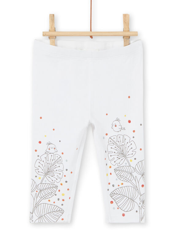 Short sleeve dress and leggings set birth girl LOU1ENS1 / 21SF03H2ENS000