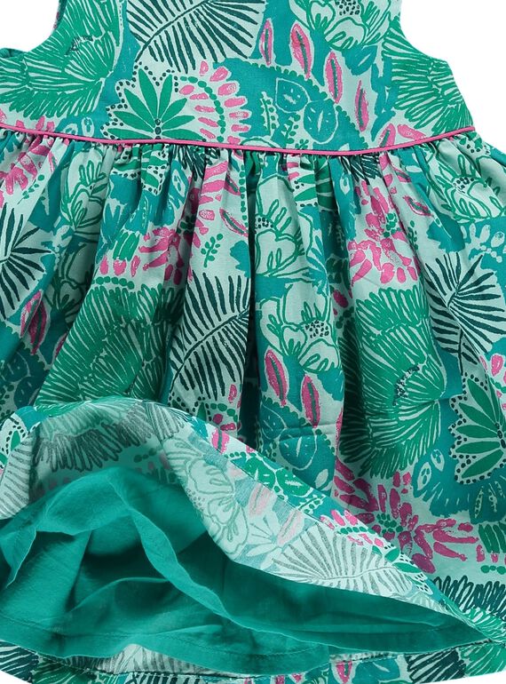 Baby girls' sleeveless dress CIDOUROB2 / 18SG09J2ROB099