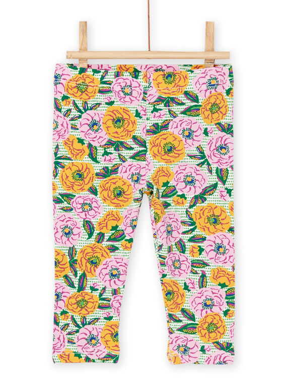 Multicoloured legging with floral print RYIEXOLEG / 23SI09V1CAL001