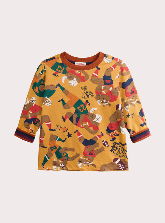 Reversible T-shirt for boys  VOKOTEE1 / 24W90233TMLB118