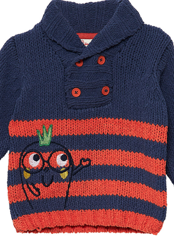 Blue Pullover JUVIPUL / 20SG10D1PULC225